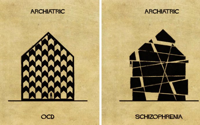 15 Illustrations That Explain Mental Illnesses As Houses | So Bad