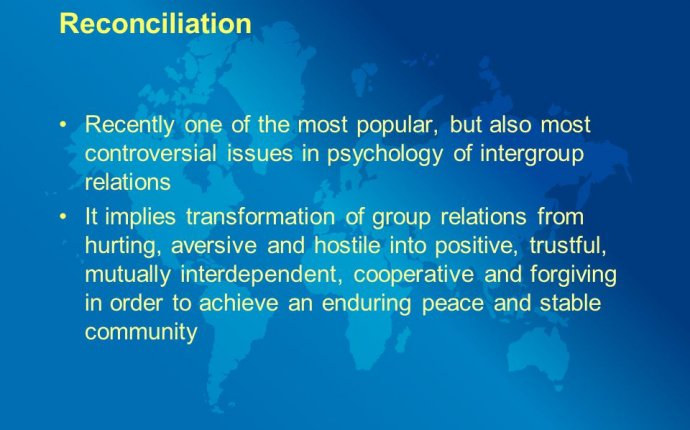 Intergroup reconciliation or social reconstruction: Measuring