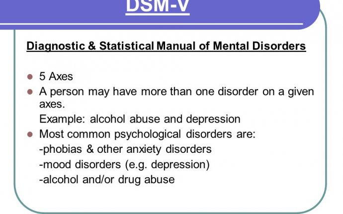 MENTAL HEALTH & MENTAL ILLNESS. What do the following people have