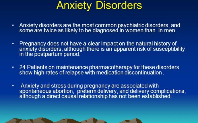 Most common Psychiatric Disorders