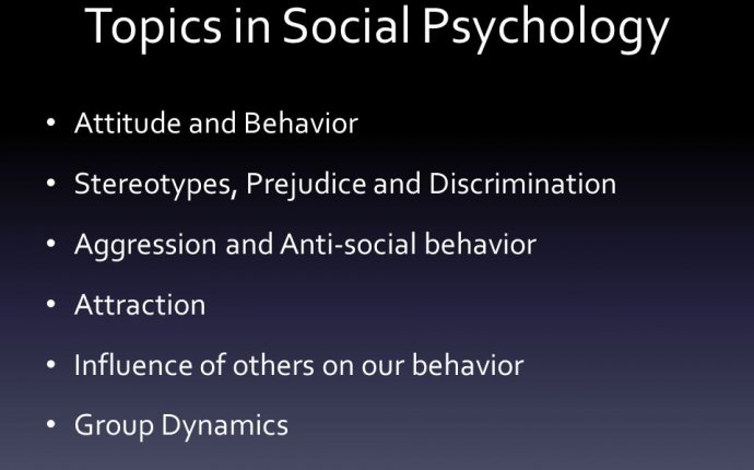 Topics Psychology