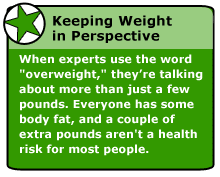 Keeping Weight in Perspective
