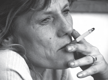 Woman smoking